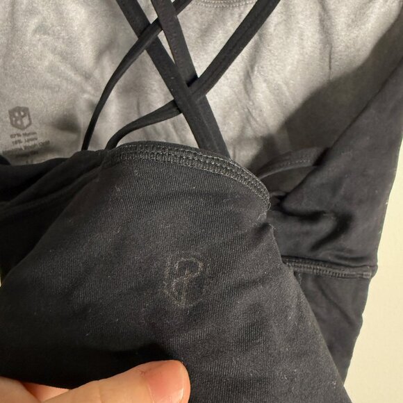 Primitive Women's Black Workout‎ Strappy Sports Bra - Size M Medium - Picture 4 of 5